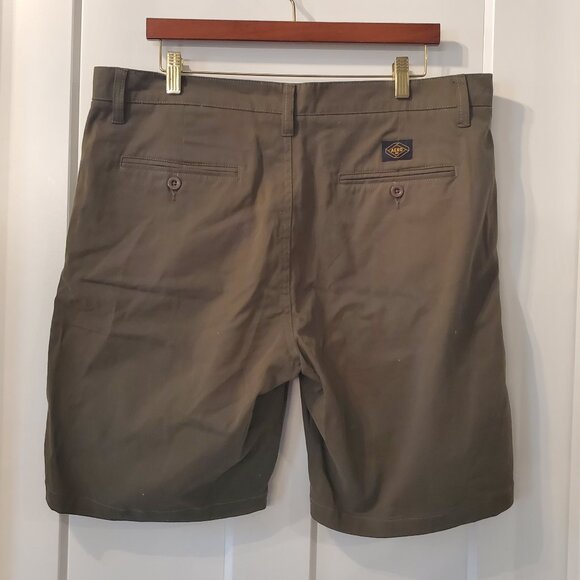 BNWT Aeropostale Reflex Twill Men's Olive Shorts Sz 36 - Picture 6 of 10